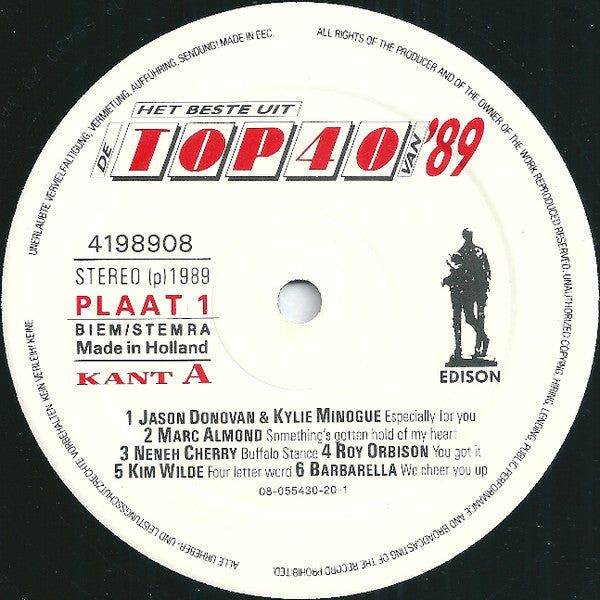 Various : Het Beste Uit De Top 40 Van '89 (3xLP, Comp)