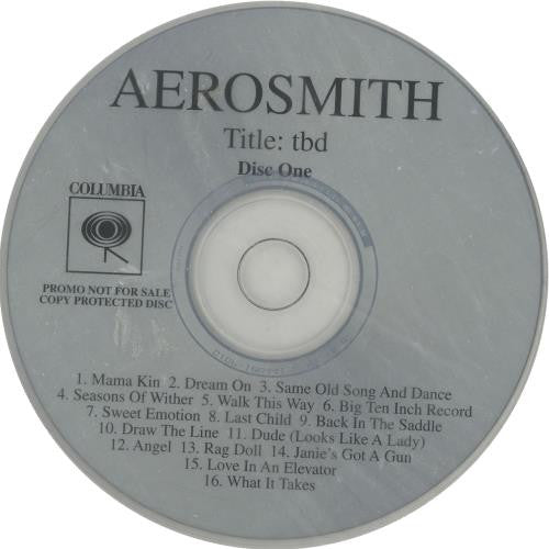 Aerosmith : TBD (2xCD, Comp, Promo, TP)