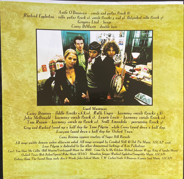 Crooked Still : Shaken By A Low Sound (LP, Album, RE)