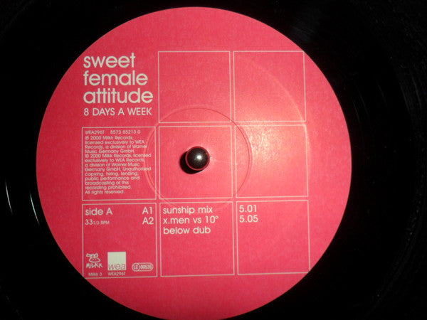 Sweet Female Attitude : 8 Days A Week (12")