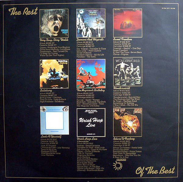 Uriah Heep : The Best Of... (LP, Comp, RE)