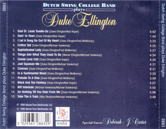 The Dutch Swing College Band : Dutch Swing College Band Plays Duke Ellington (CD, Album)