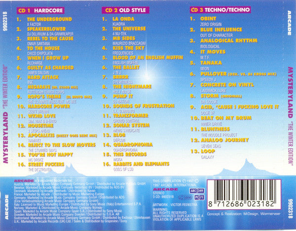 Various : Mystery Land - The Winter Edition (3xCD, Comp)
