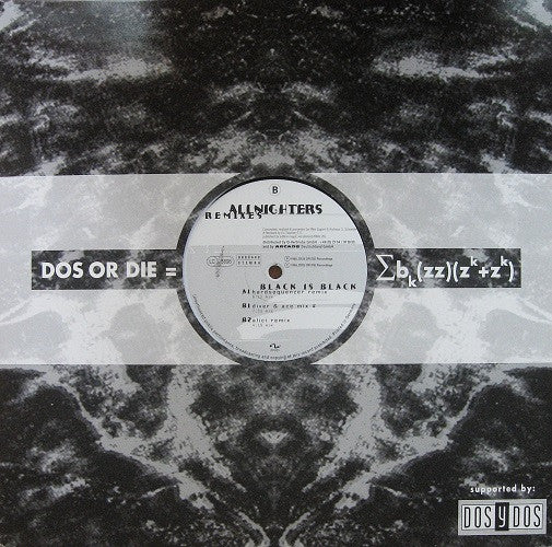 Allnighters : Black Is Black (Remixes) (12")