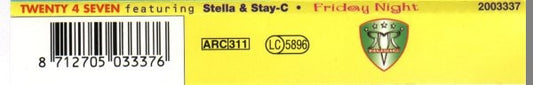 Twenty 4 Seven Featuring Stella (3) & Stay-C : Friday Night (CD, Maxi)