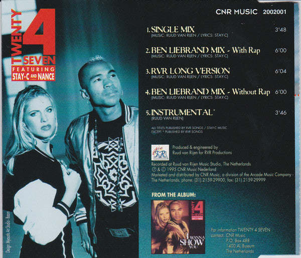 Twenty 4 Seven Featuring Stay-C And Nance : Keep On Tryin' (CD, Maxi)