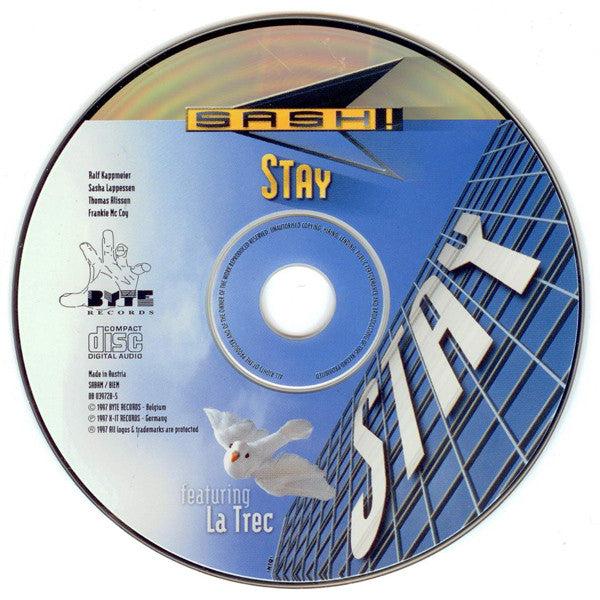 Sash! Featuring La Trec : Stay (CD, Maxi)