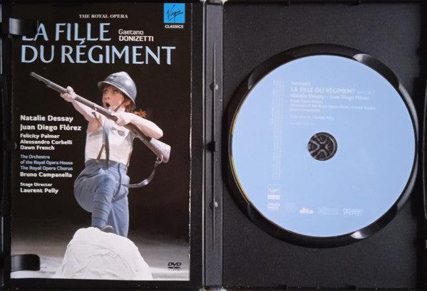 Gaetano Donizetti - Natalie Dessay, Juan Diego Florez, Felicity Palmer, Alessandro Corbelli, Dawn French, Orchestra Of The Royal Opera House, Covent Garden, Chorus Of The Royal Opera House, Covent Garden, Bruno Campanella : La Fille Du Régiment (DVD-V)