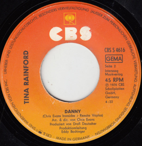Tina Rainford : Silver Bird (Deutsche Originalaufnahme) (7", Single)