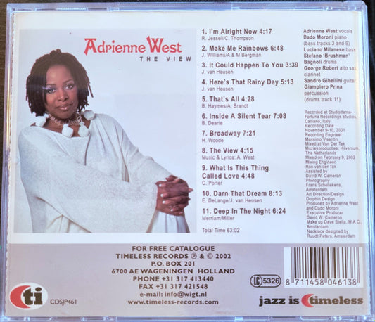 Adrienne West : The View (CD, Album)