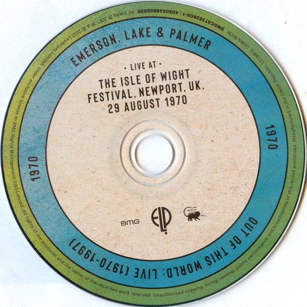 Emerson, Lake & Palmer : Out Of This World: Live (1970-1997) (Box, Comp + CD, Album, RE, RM + CD, Album, RE, RM )