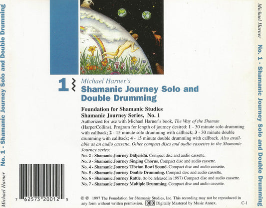 Michael Harner : Shamanic Journeywork Series, No. 1  Solo And Double Drumming (CD, Album, RE, RP, Cin)