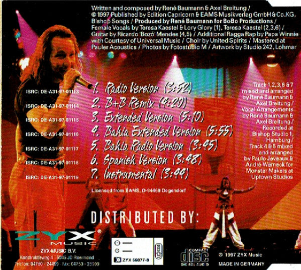 DJ BoBo : It's My Life (CD, Maxi)