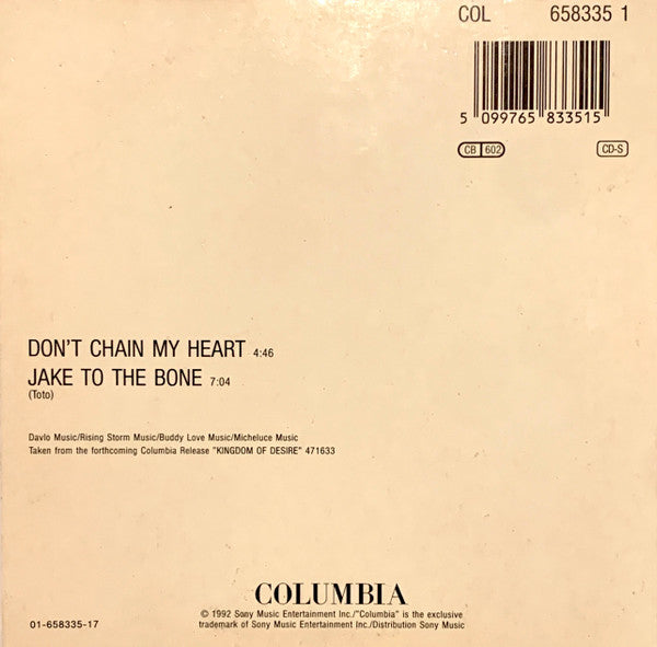 Toto : Don't Chain My Heart (CD, Single)