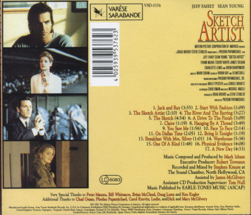 Mark Isham : Sketch Artist (Original Television Soundtrack) (CD, Album)