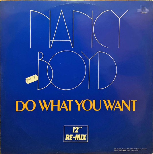 Nancy Boyd : Do What You Want (12")