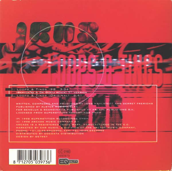 Jens : Loops & Tings '98 (CD, Single)
