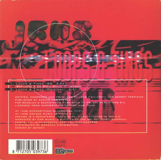 Jens : Loops & Tings '98 (CD, Single)