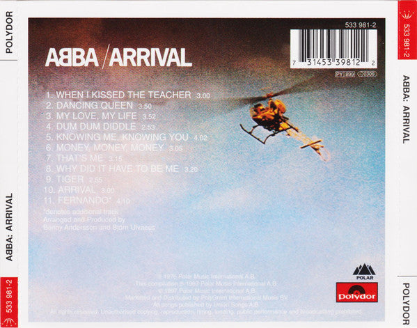 ABBA : Arrival (CD, Album, RE, RM, RP, Uni)