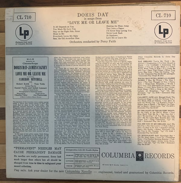Doris Day : Love Me Or Leave Me (LP, Album, Mono, RP, Hol)