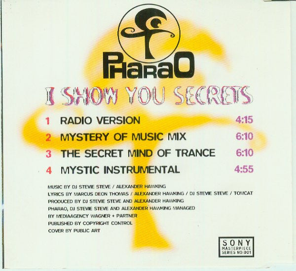 Pharao : I Show You Secrets (CD, Maxi, Sil)