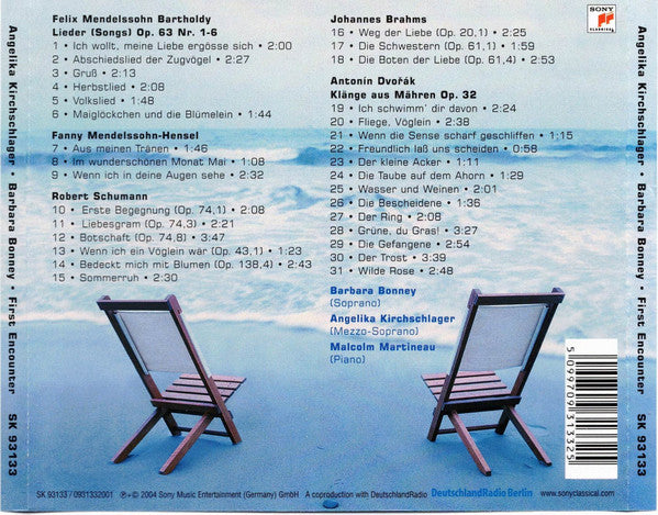 Angelika Kirchschlager, Barbara Bonney : First Encounter (CD)