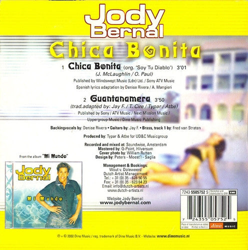 Jody Bernal : Chica Bonita (CD, Single)