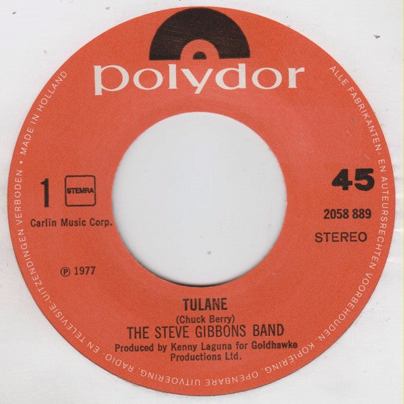 Steve Gibbons Band : Tulane (7")