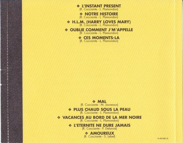 Richard Cocciante* : L'instant Présent (CD, Album)