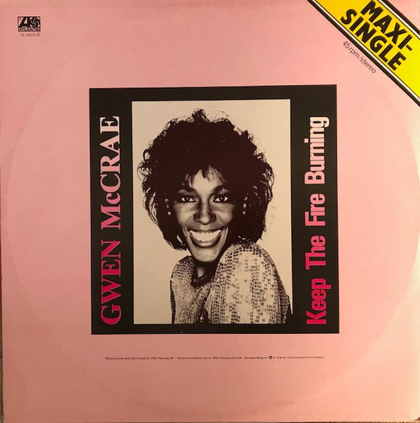 Gwen McCrae : Keep The Fire Burning (12", Maxi)