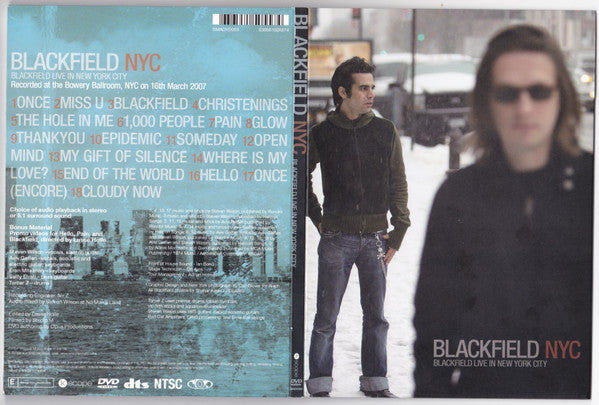 Blackfield : NYC - Blackfield Live In New York City (DVD, Album, NTSC, Dig)
