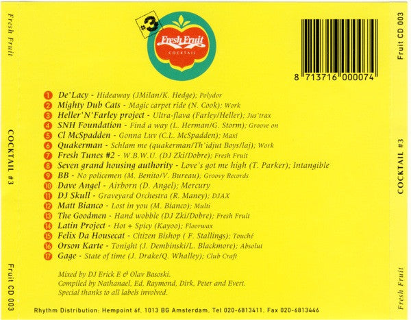 Various : Fresh Fruit Cocktail #3 (CD, Comp, Mixed)