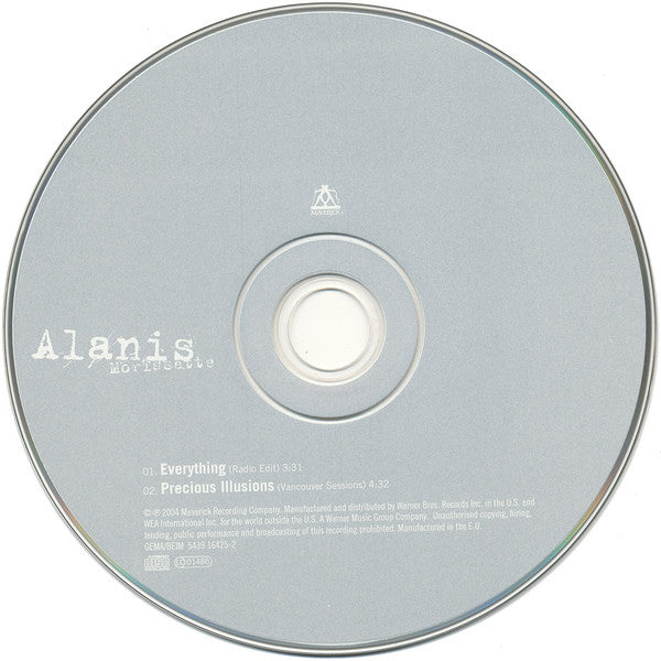 Alanis Morissette : Everything (CD, Single, Car)