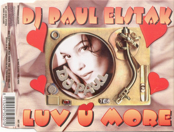 DJ Paul Elstak* : Luv U More (CD, Maxi)