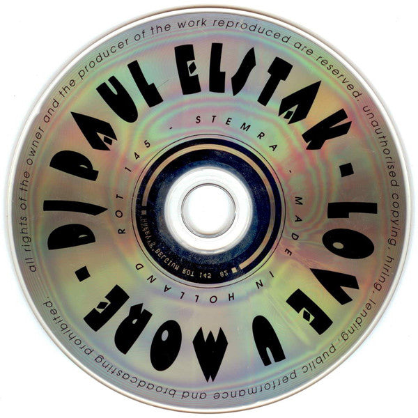 DJ Paul Elstak* : Luv U More (CD, Maxi)
