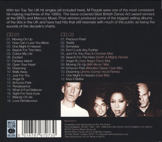 M People : One Night In Heaven The Best Of M People (2xCD, Comp)