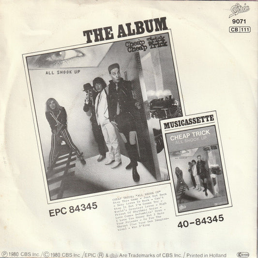 Cheap Trick : Stop This Game (7", Single)