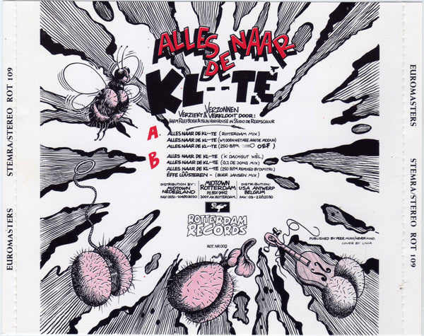 Euromasters : Alles Naar De Kl--te (CD, Maxi)