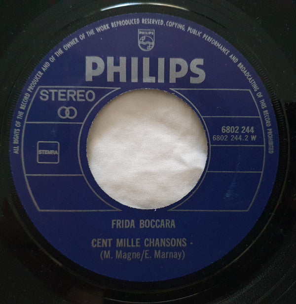 Frida Boccara : Charles Aerts Présente (7", Single)