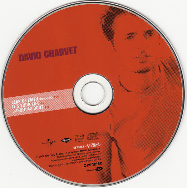 David Charvet : Leap Of Faith (CD, Single, Enh)
