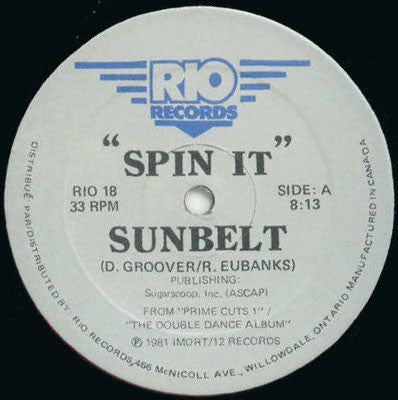 Sunbelt : Spin It (12")