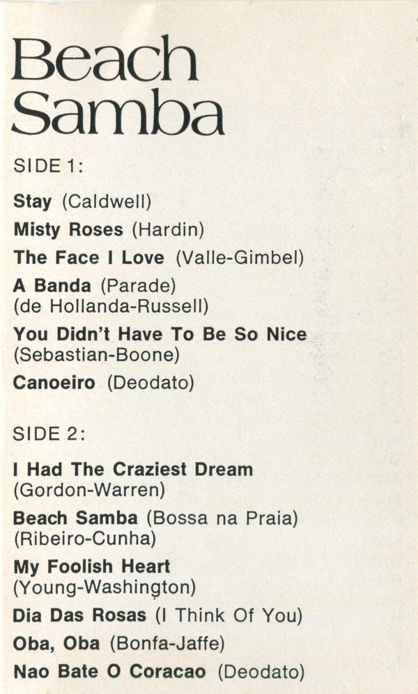 Astrud Gilberto : Beach Samba (Cass, Album)