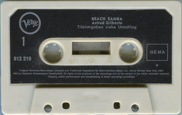 Astrud Gilberto : Beach Samba (Cass, Album)