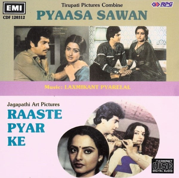 Laxmikant-Pyarelal : Pyaasa Sawan / Raaste Pyar Ke (CD, Comp, 2-o)