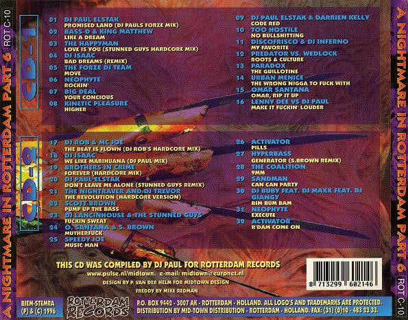 Various : A Nightmare In Rotterdam Part 6 (The Ultimate Hardcore Compilation) (2xCD, Comp)