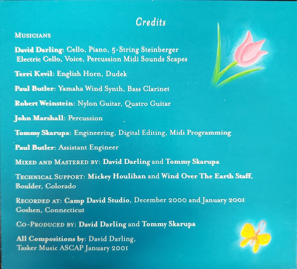 David Darling & The Adagio Ensemble : Musical Massage: Intune (CD, Album, RE)