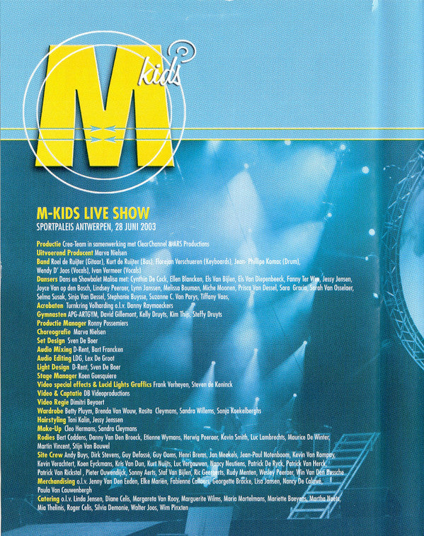 M-Kids : Live En Meer (DVD, Comp)