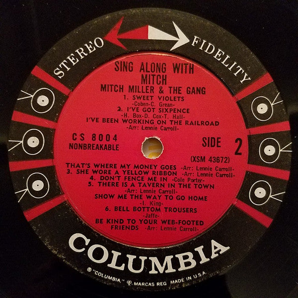 Mitch Miller And The Gang : Sing Along With Mitch (LP)