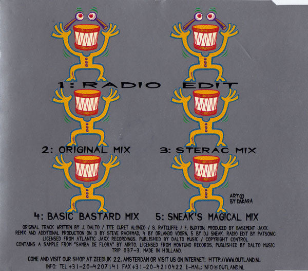 Basement Jaxx : Samba Magic (CD, Maxi)