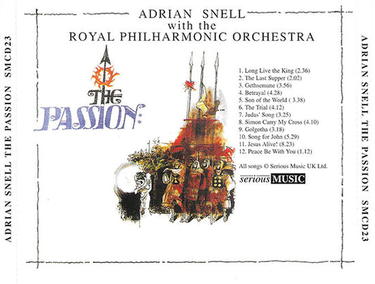 Adrian Snell With Royal Philharmonic Orchestra : The Passion (CD, Album, RE)